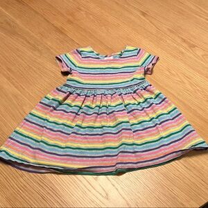 Hanna Andersson Multicolor Striped Dress